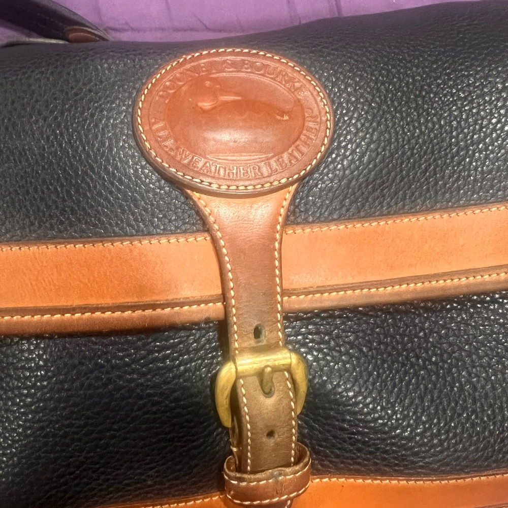 Leather VINTAGE D&B Bag in Black and Brown